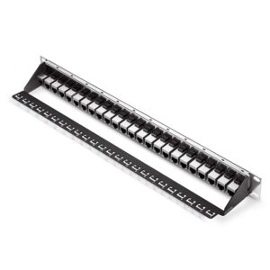 CAT6A 24-Port Staggered Unshielded Unloaded Patch Panel5