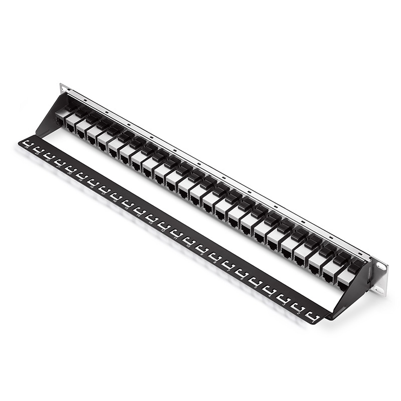 CAT6A 24-Port Staggered Unshielded Unloaded Patch Panel TN5202PPC6A24PSTG