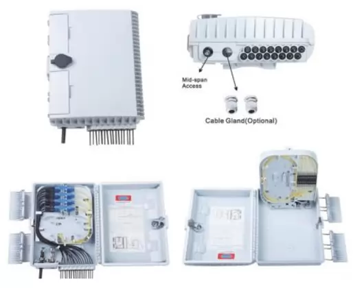 Fiber Optic Distribution Box (FODB), 16 Port, IP66 TN7401DB16P