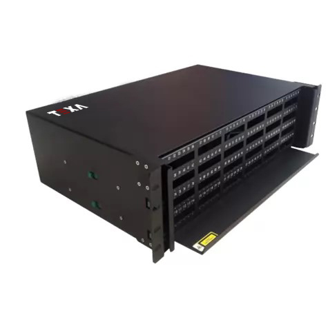 Fiber Optic Patch Panel, 144 Port (Unloaded), 3RU, 19” Rack mountable TN7103PP193RU