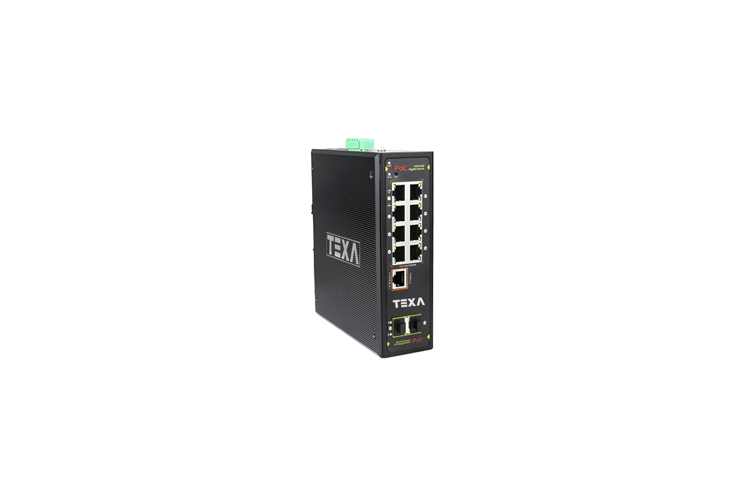 10-port Full Gigabit Managed Industrial PoE Switch 