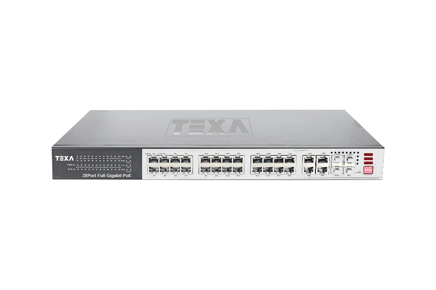 28-port Gigabit Easy Managed PoE Switch 