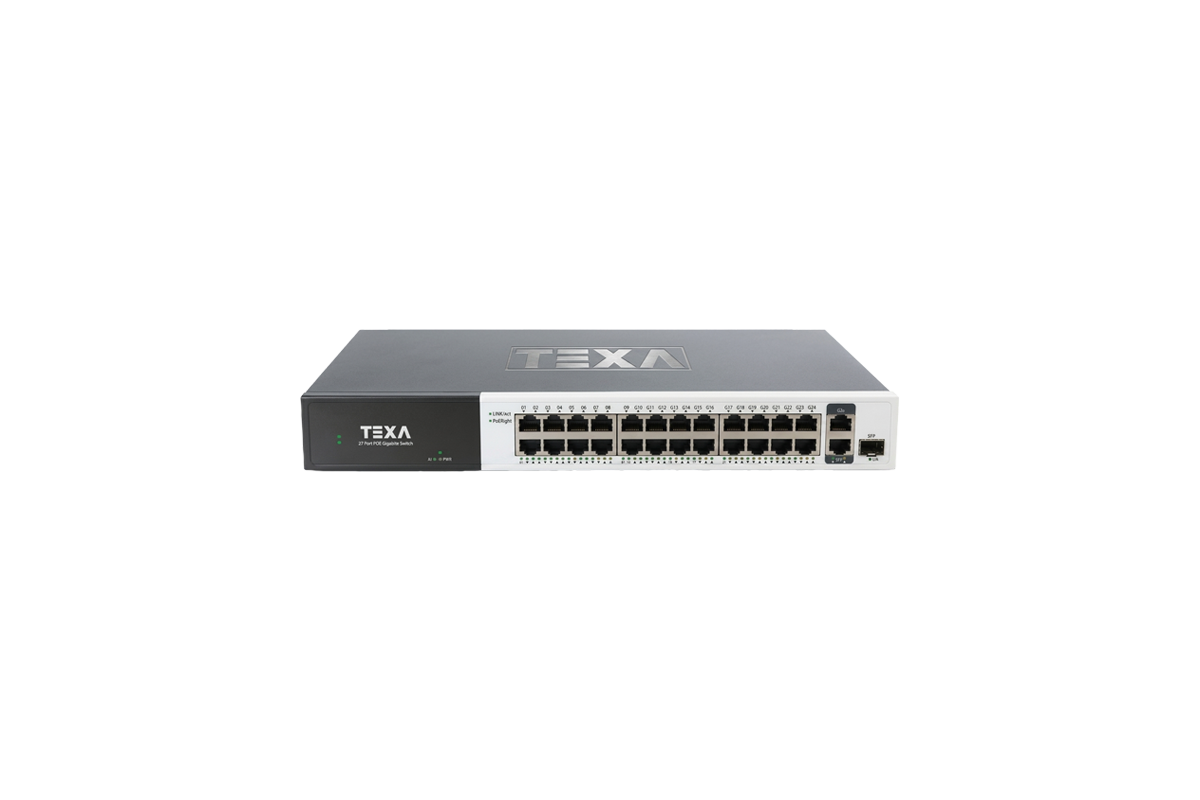 27-port Full Gigabit PoE Switch 