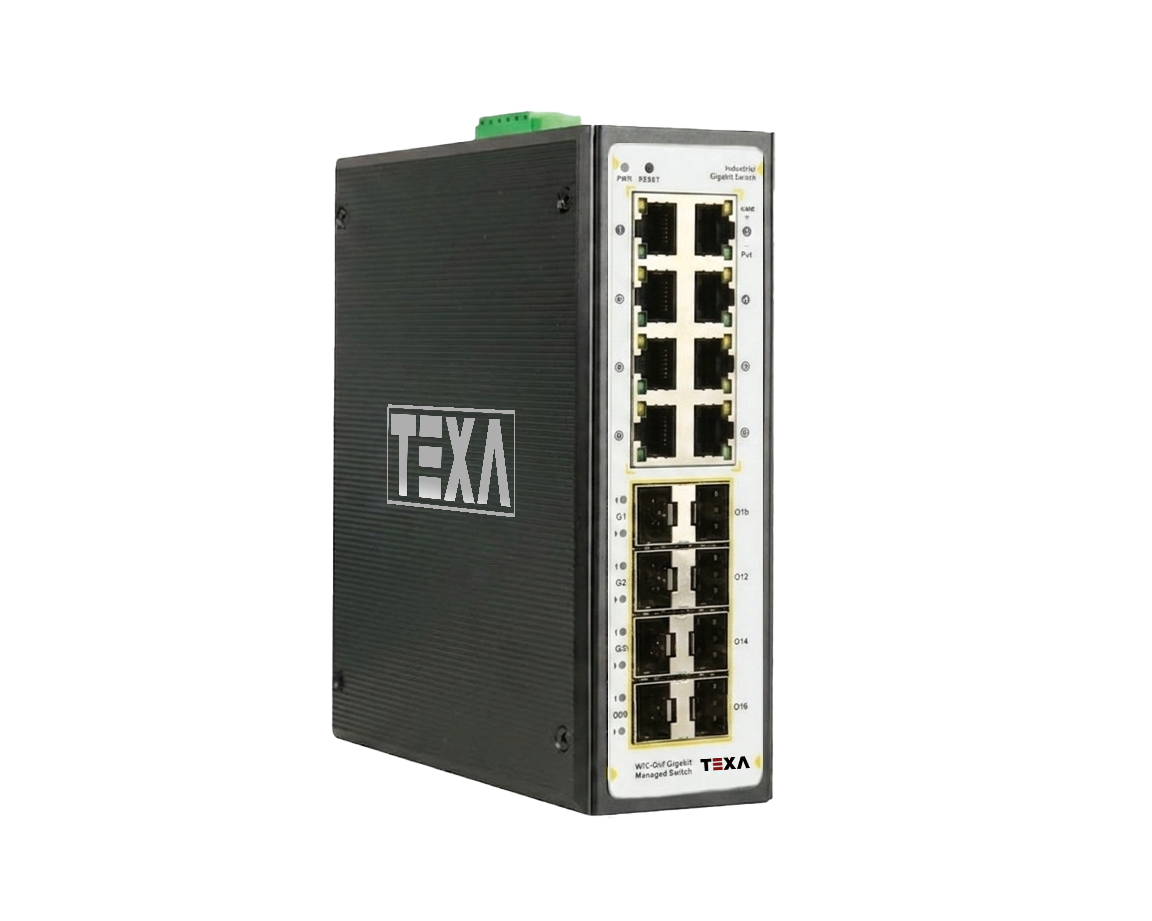 16-port Gigabit Managed Industrial PoE Switch