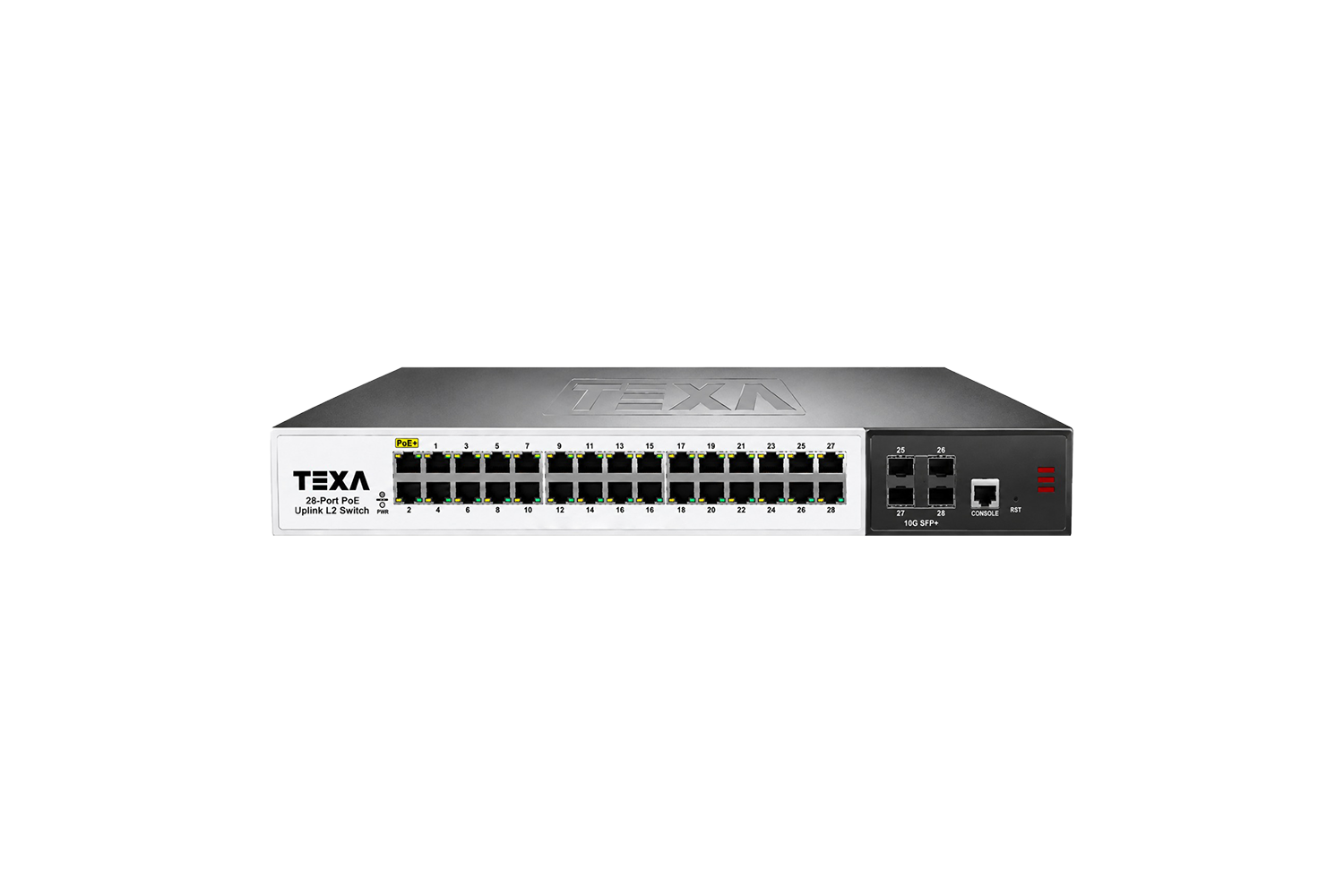 28-port 10G Uplink L2+ Managed Ethernet Fiber Switch 