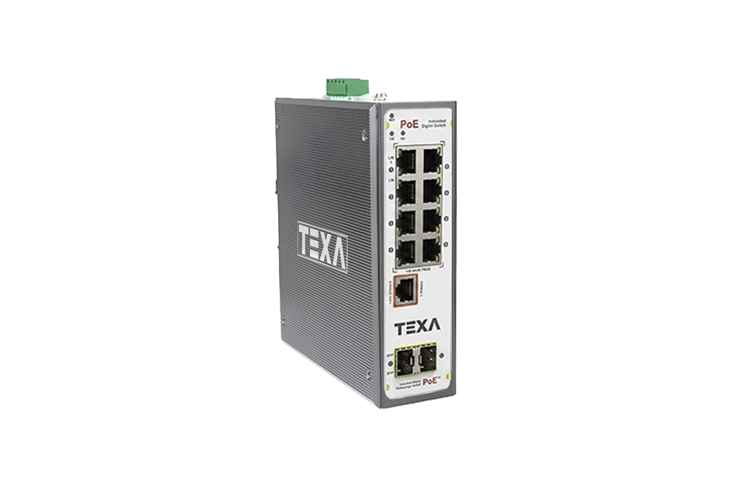 10-port Full Gigabit Managed Industrial PoE Switch 